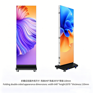 Pantalla LED Plegable de Tres Paneles para Interiores P2.5 |   Pantalla LED Móvil sin Juntas para Publicidad Comercial - Product Image 3
