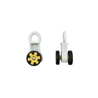 Rideaux, rails de rideaux, accessoires de poulies, crochets de rail droit de style ancien, rouleaux, accessoires, boucles de glisse à billes