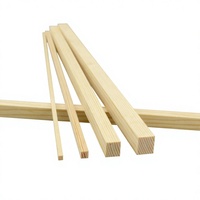 Natural Pine Wood Strips Building Blocks Smooth Sanded Wooden Planks Unpainted Stacking Educational Toy for Kids DIY Craft
