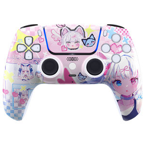 Carcasa Frontal de Repuesto MeWoow Rosa con Diseño de Personaje de Anime para el Control de PS5 con Cubierta para el Panel Táctil - Product Image 5