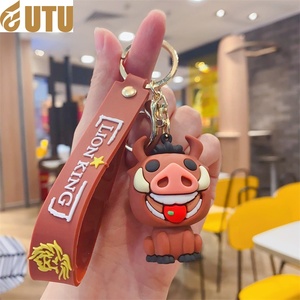 Porte-clés Simba Lion King Cool Hipster Animal Pendentif pour homme et femme Sac plastique Accessoires cadeau F - Product Image 4