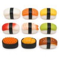 Jouet Squishy Sushi à Remontée Lente, Jouet Sensoriel Anti-Stress en Forme d'Aliment Réaliste, Idéal pour Fêtes et Décoration de Bureau