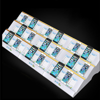 Support pour téléphones portables, accessoires pour téléphones mobiles, présentoir, plateau en plastique, coque, présentoir