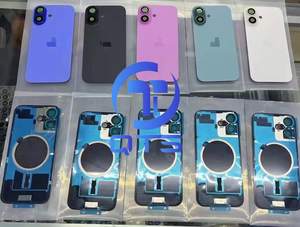 Para <span class=keywords><strong>iPhone</strong></span> 17 16 15 14 Pro Max partes Lcd Flash luz cargador Flex altavoz carcasa <span class=keywords><strong>trasera</strong></span> cubierta <span class=keywords><strong>trasera</strong></span> cámara frontal lente de cristal - Product Image 4