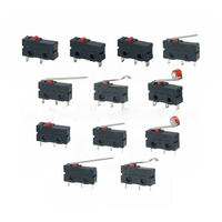 Micro-interrupteur à 3 broches 125V, micro-interrupteur à 2 broches marche/arrêt, micro-interrupteur à lame, micro-interrupteur de fin de course, petit micro-interrupteur de limite