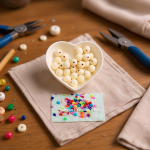 ILAN Abalorios de 10mm Blanco Marfil para Joyería y Manualidades - Product Image 3