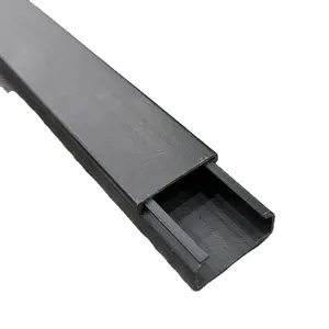 Gaine de câble <span class=keywords><strong>en</strong></span> PVC autocollante blanche, gaine de câble <span class=keywords><strong>en</strong></span> <span class=keywords><strong>plastique</strong></span> pour câbles électriques, mini gaine - Product Image 1