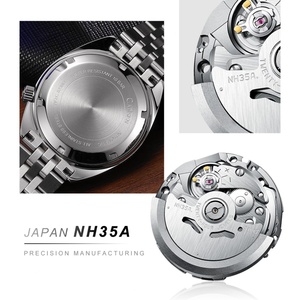 NOUVEAU 2025 Montre CADISEN pour Homme, Montre de Plongée Automatique Mécanique NH35, Lumineuse, Acier Inoxydable, Verre Saphir, Étanche - Product Image 3