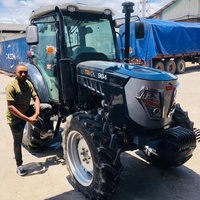 Tractor Agrícola Tavol TB 100HP 4x4 con Rodamientos de Motor y Implementos Completos - Tractor de Ruedas 4WD para Agricultura con Cargador Frontal/Retroexcavadora de Alta Potencia