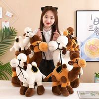 Peluche personnalisée super douce brodée en forme de chameau arabe avec rembourrage en coton – Idéale comme doudou promotionnel