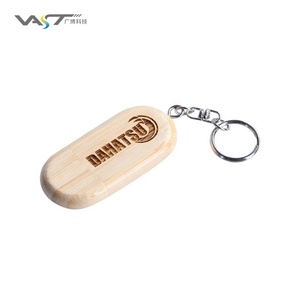 <span class=keywords><strong>La</strong></span> cooperación de madera usb flash drive 8 gb, con llavero y logotipo - Product Image 2