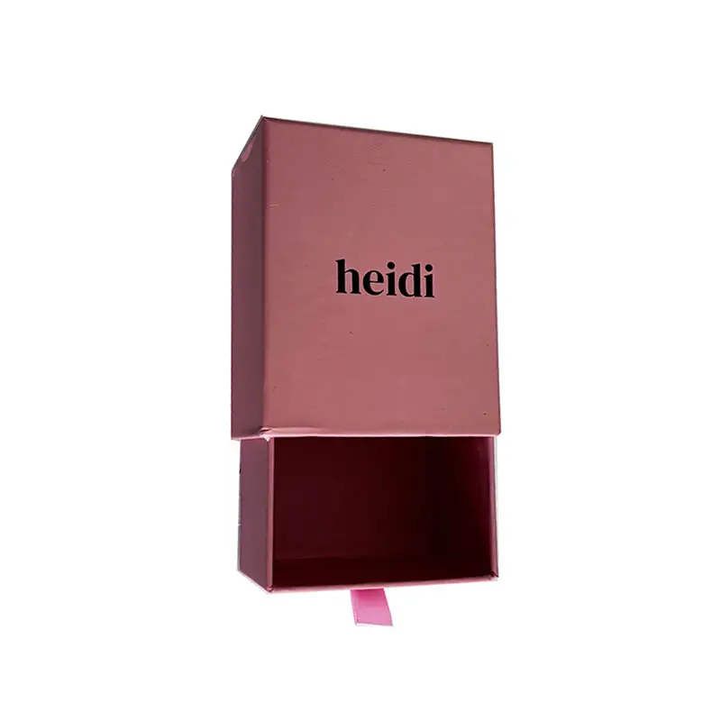Professionelle Serie kleine rosa Valentinstag-Schachteln Geschenke Luxus-Schublade-Geschenkbox quadratische Papier-Kosmetikverpackung Geschenkbox