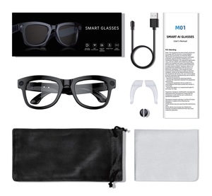 Lunettes photo intelligentes M01 Pro Ai avec caméra 8MP et écouteurs sans fil Bluetooth, support de traduction et assistant vocal - Product Image 5