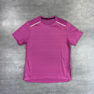 Ensemble de sport léger pour homme en 2 pièces, respirant, en coton tricoté uni, t-shirt et short de sport, vêtements de course à pied - Product Image 2