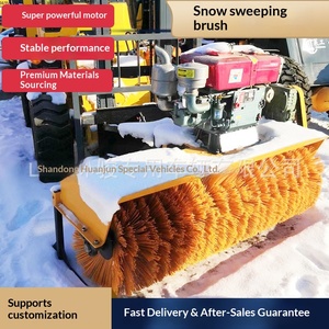 Snow Sweeping Rolling Brush Snow Municipal Sanitation Road Snow Cleaning Rolling Brush Car Front Hanging Snow - Product Image 1