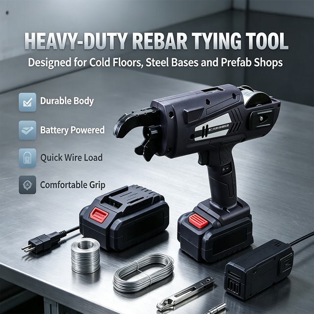 Electric Efficient Ergonomic Rebar Tie Machine Automatic Rebar Tier Cordless Rebar Tying Machine