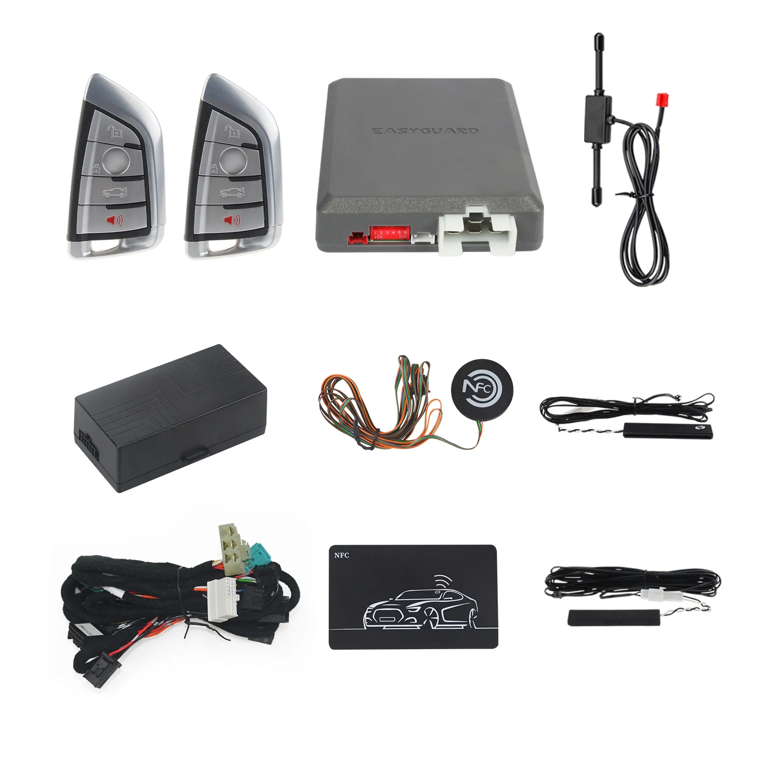 EASYGUARD CAN BUS pke keyless OBD remote start stop plug and play fit for BMW e70 e60 e90 f10 f20 f30 g20 z4 x1 x5 5 series