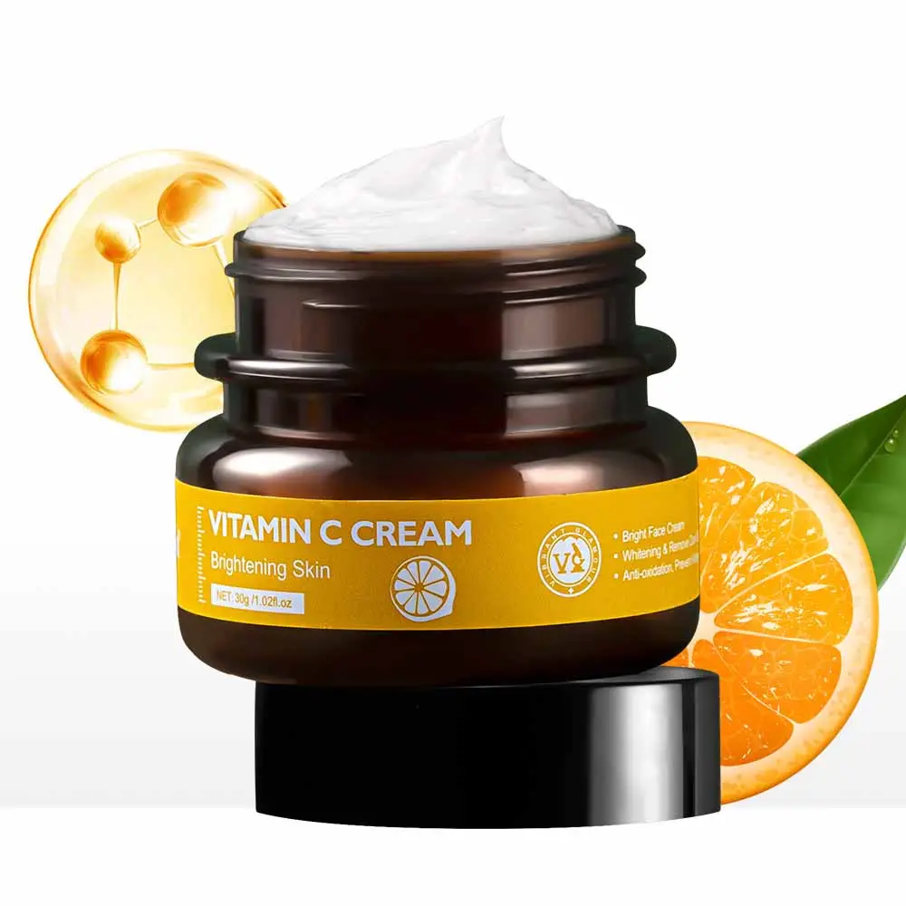 2023 Nova Vitamina C Creme Facial Melhor Creme Clareamento Para O Rosto Melhora O Entorpecimento Creme Facial