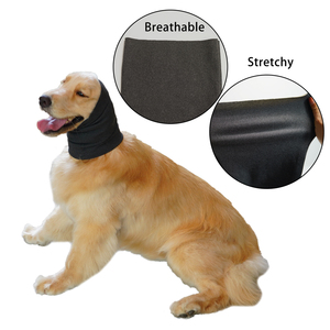Cuffie Antirumore per Cani, Comode e Calmanti, Protezione dal Rumore, Fascia Elastica Morbida a Righe, Copriorecchie Caldi Invernali per Animali Domestici, Uso Quotidiano - Product Image 6