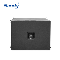 Système de subwoofer actif J08SP Line Array 18 pouces 2400W de puissance de crête, étanche et portable pour systèmes de sonorisation de concerts, d'églises et de scènes