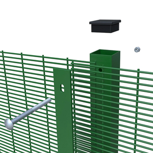 12.7x76.2 mét mạ kẽm PVC tráng 358 chống leo lên Hàn lưới hàng rào mạnh mẽ chu vi an ninh cho sân sân bay an toàn hàng rào - Product Image 1