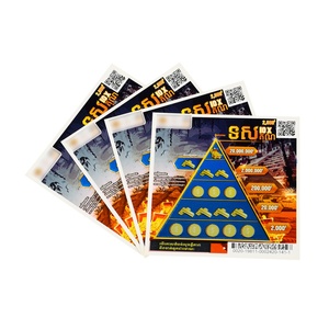 Matériel d'impression numérique écologique et recyclable, billets de loterie personnalisés et colorés pour événements et promotions d'entreprise - Product Image 2