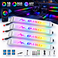 Éclairage intérieur automobile RGB Symphony APP, éclairage ambiant intérieur de voiture pour Honda Civic Accord Toyota Audi A3 A4 Ford