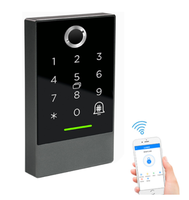 Serrure de porte d'hôtel sans fil à empreinte digitale et télécommande de bonne qualité, contrôle d'accès WIFI TTLock