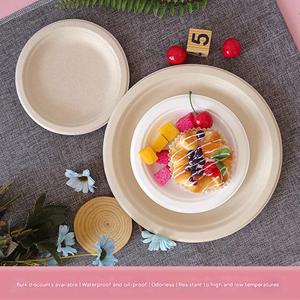 Wholesale Custom-Made 6-Inch Compostable <b>Disposable</b> Dessert <b>Plates</b> and Party Paper <b>Plates</b> - Product Image 3