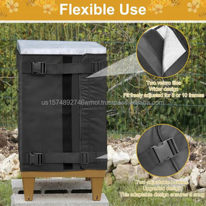 Nouvelle couverture d'hiver pour ruche, 2 niveaux, isolée, imperméable, écologique, réutilisable pour 10/8 cadres Langstroth - Product Image 5