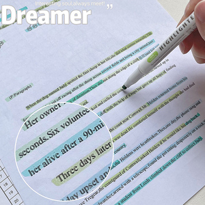 Năm Mới Thiết Kế Hai Đầu Mềm Pastel Huỳnh Quang Bút Thiết Lập Xiên Bàn Chải Tip <span class=keywords><strong>Highlighters</strong></span> Cho Trường Dòng Bản Vẽ - Product Image 6