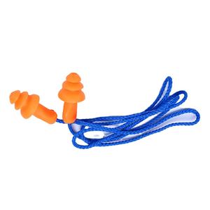 Bouchons d'oreille en silicone insonorisés imperméables pour la natation avec cordon en PU pour la protection auditive - Product Image 2