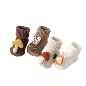 أطفال حديثي الولادة أولاد بنات 0-3 سنوات طويلة قطن متوسط أنبوب محبوك مانع للإنزلاق لفصلي الربيع/الخريف/الشتاء الصغار - Product Image 6