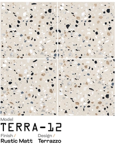 Calidad superior 600X600 Azulejos de suelo de terrazo de diseño mate rústico Estilo moderno a la venta - Product Image 3