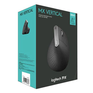 Souris verticale sans fil pour bureau, design ergonomique, noire, avec 2.4g Mx Vertical Mx Vertical - Product Image 4