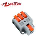 Bloque de Terminales de Conexión Rápida Serie PCT-52, 1 Entrada y Múltiples Salidas, 32A, Sin Herramientas, para Cableado Eléctrico Doméstico e Industrial