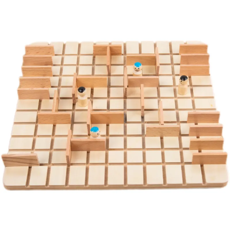 Jouet cérébral d'intelligence multi-personnes Jeu d'échecs en bois Nouveau design Jeu de bureau en bois pour enfants Double pensée logique