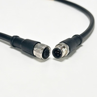 Cable de Comunicación Industrial PROFIBUS DP, Personalizado, Impermeable, M12 Código B, 5 Pines, para Módulos IO Distribuidos PLC