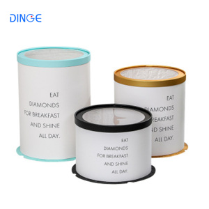 Màu Hồng Sang Trọng 6 Vòng Tùy Chỉnh Bánh Hộp <span class=keywords><strong>8</strong></span> 10 12 Inch Quà Tặng Trắng Đen Và Bảng Bánh Bán Với Logo Bánh Hộp - Product Image 3