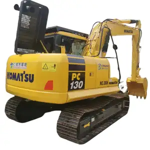 Escavatore medio usato Komatsu PC130-8MO-invia macchine movimento terra manuali-macchine edili usate