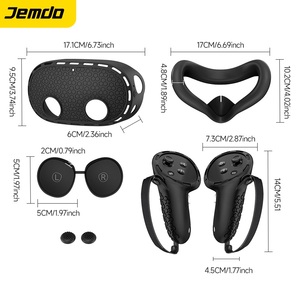 Housse de console Jemdo pour Meta Quest <span class=keywords><strong>3S</strong></span> VR, étui de protection en silicone souple, accessoire de console de jeu - Product Image 4