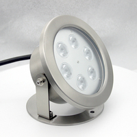Dış Mekan Peyzajı Ip68 Su Geçirmez 12v 24V Paslanmaz Çelik Dmx Sıcak Beyaz Rgb Çeşme Sualtı Spot Sel Led Havuz Lambaları