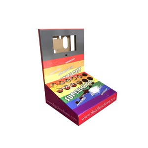 Nuevo Diseño de Exhibidor de Cartón PDQ para Cosméticos y Maquillaje, Exhibidor de Sobremesa de Papel para Mostrador de Tienda - Product Image 1