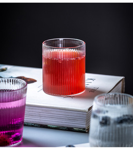 Tazza in Vetro Borosilicato di Alta Qualità Resistente alle Alte Temperature per Caffè Americano Freddo, <span class=keywords><strong>Acqua</strong></span> <span class=keywords><strong>e</strong></span> Latte, Bicchieri in Vetro dal Design Moderno - Product Image 5