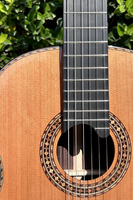 Gitar Klasik Spanyol Vintage Profesional Aiersi Brand dengan Desain Fretboard Buatan Tangan, Bracing Kisi, dan Top Cedar Solid
