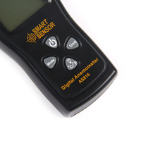 Marque capteur intelligent débit d'air anémomètre numérique compteur de vitesse du vent compteur de vitesse du vent AS816 vent 0.3-30 m/s outil de Diagnostic