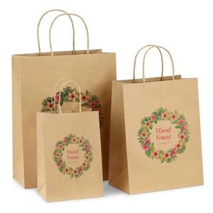 Bolsas de Papel Personalizadas al por Mayor, Bolsas de Regalo, Bolsas de Compras, Bolsas de Papel Kraft para Comida para Llevar con Asa - Product Image 5