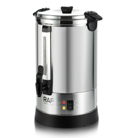 RAF électrique en acier inoxydable distributeur de boissons chaudes grande capacité distributeur d'eau chaude automatique café thé chocolat usage domestique