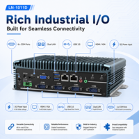 Mini PC Silencioso y Compacto con Amplios Puertos de Entrada/Salida, LAN, USB, COM, HD, VGA y Almacenamiento para Automatización Empresarial, Compatible con Windows y Linux