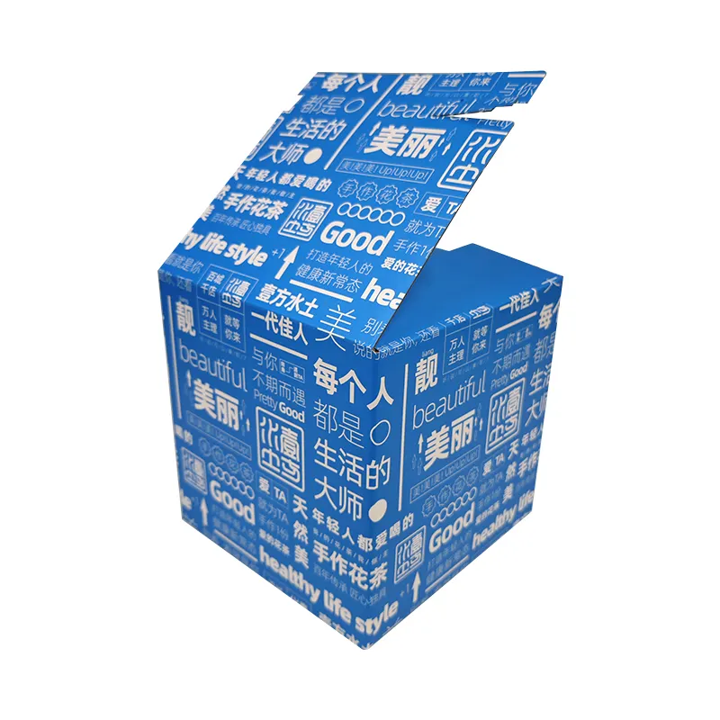 Logo personalizzato riciclabile stampato Kraft scatole di spedizione in cartone ondulato con logo personalizzato imballaggio in carta ondulata